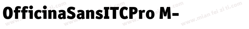 OfficinaSansITCPro M字体转换